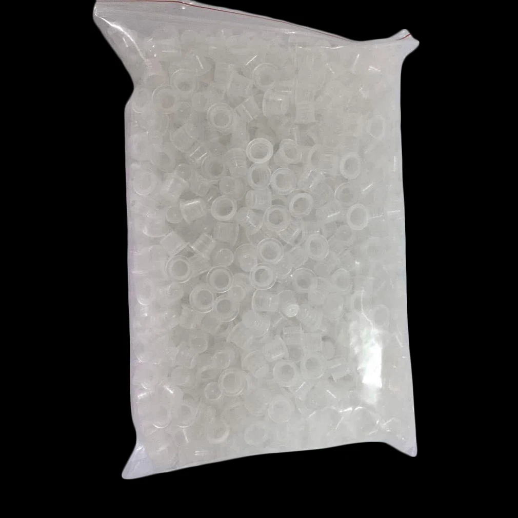 1000 Pcs/ Small Size White Tattoo Ink Cups Caps for Needle Tip Grip Power Supply