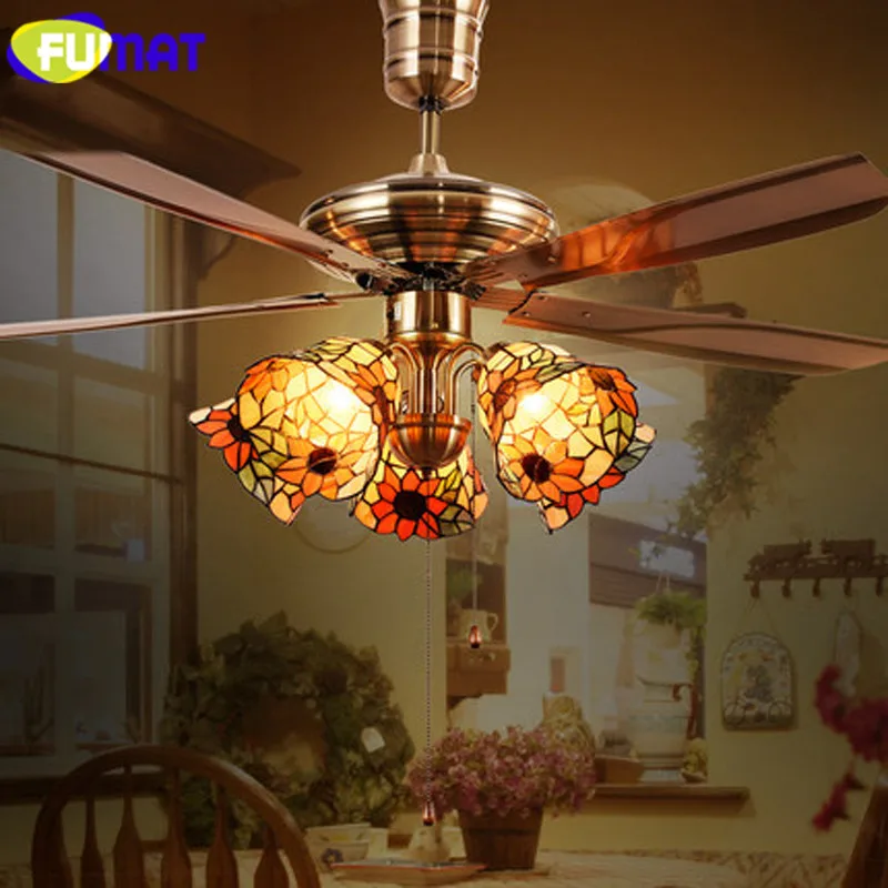 FUMAT Tiffany Ceiling Fan Light LED Stained Glass Shade Hanging Lighting Fixtures luminaria lights modern pendant ceiling lamps
FUMAT Tiffany Ceiling Fan Light LED Stained Glass Shade Hanging Lighting Fixtures luminaria lights modern pendant ceiling lamps