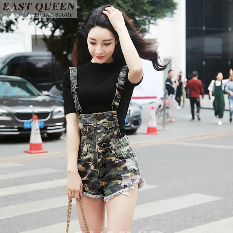 Denim overall shorts summer Hole ripped sexy overall pants for femme military camouflage rompers womens jumpsuit 2019 AA3512 a
Denim overall shorts summer Hole ripped sexy overall pants for femme military camouflage rompers womens jumpsuit 2019 AA3512 a