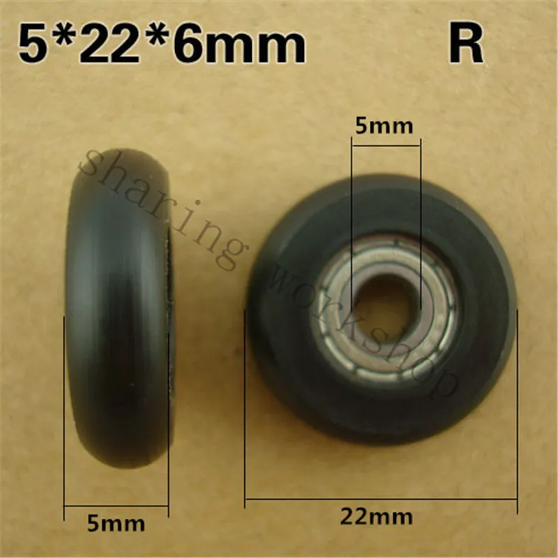 5*22*6 mm Round type pulley for 3D printer, doors, instrument pom bearing Wheels plastic pulley small wheel nylon POM pulley
5*22*6 mm Round type pulley for 3D printer, doors, instrument pom bearing Wheels plastic pulley small wheel nylon POM pulley