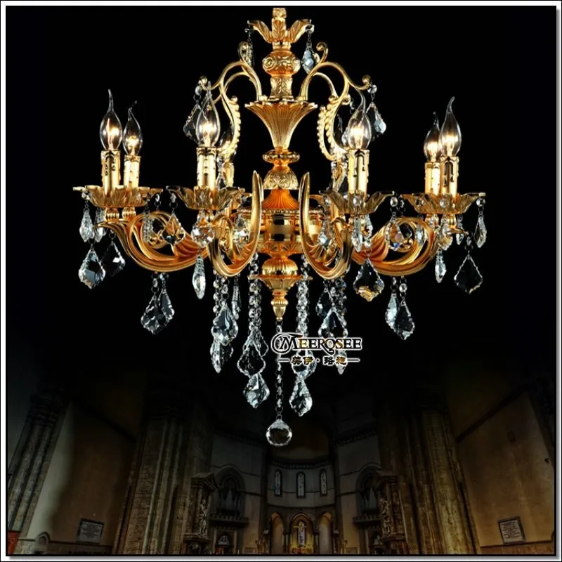 European Gold Chandelier Lighting Crystal Light Fixture Traditional Hanging Lamp Crystal Lustre Lighting Home Decor Luminaria
European Gold Chandelier Lighting Crystal Light Fixture Traditional Hanging Lamp Crystal Lustre Lighting Home Decor Luminaria