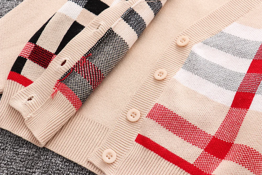 Plaid Children Sweater Cardigan for Boys Baby Sweater In Kids Girls Sweater Cardigan Boys Jackets Outerwear Girls Clothes Top
Plaid Children Sweater Cardigan for Boys Baby Sweater In Kids Girls Sweater Cardigan Boys Jackets Outerwear Girls Clothes Top