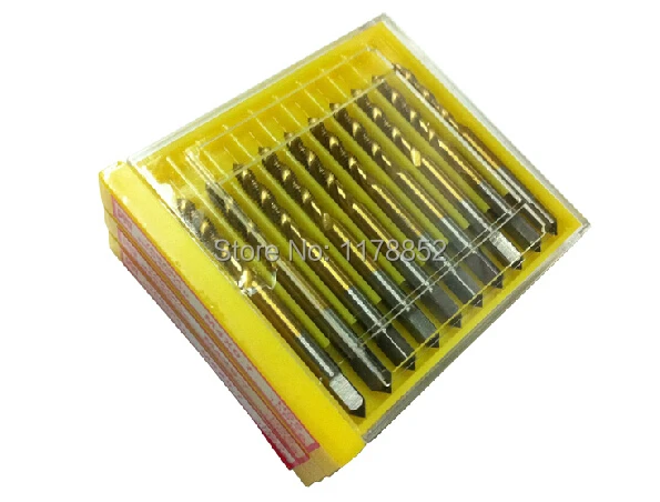 Metric Ti Coated Spiral Flute Tap Drill HHS Plug Tap screw tap M6*0.8MM 
Metric Ti Coated Spiral Flute Tap Drill HHS Plug Tap screw tap M6*0.8MM