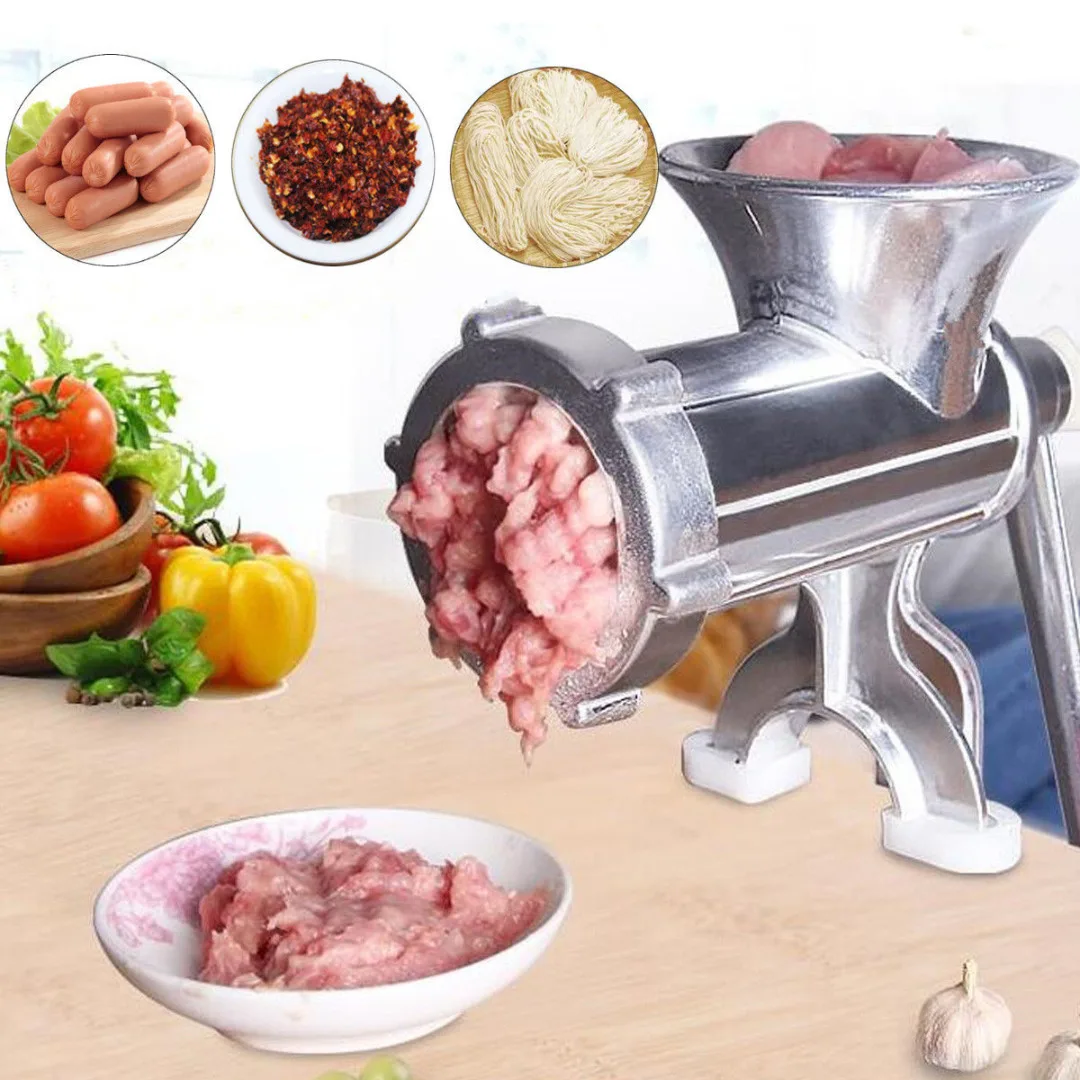 Manual Mincer Meat Grinder Pasta Maker Hand Operated Beef Sausage Maker Kitchen Aluminum alloy
Manual Mincer Meat Grinder Pasta Maker Hand Operated Beef Sausage Maker Kitchen Aluminum alloy