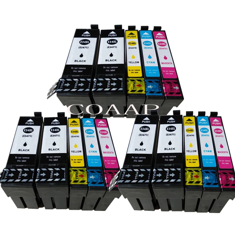 15 Compatible Epson 34XL T3471 T3472 T3473 T3474 ink cartridge for Workforce pro WF-3720DWF WF-3725DWF Printer
15 Compatible Epson 34XL T3471 T3472 T3473 T3474 ink cartridge for Workforce pro WF-3720DWF WF-3725DWF Printer