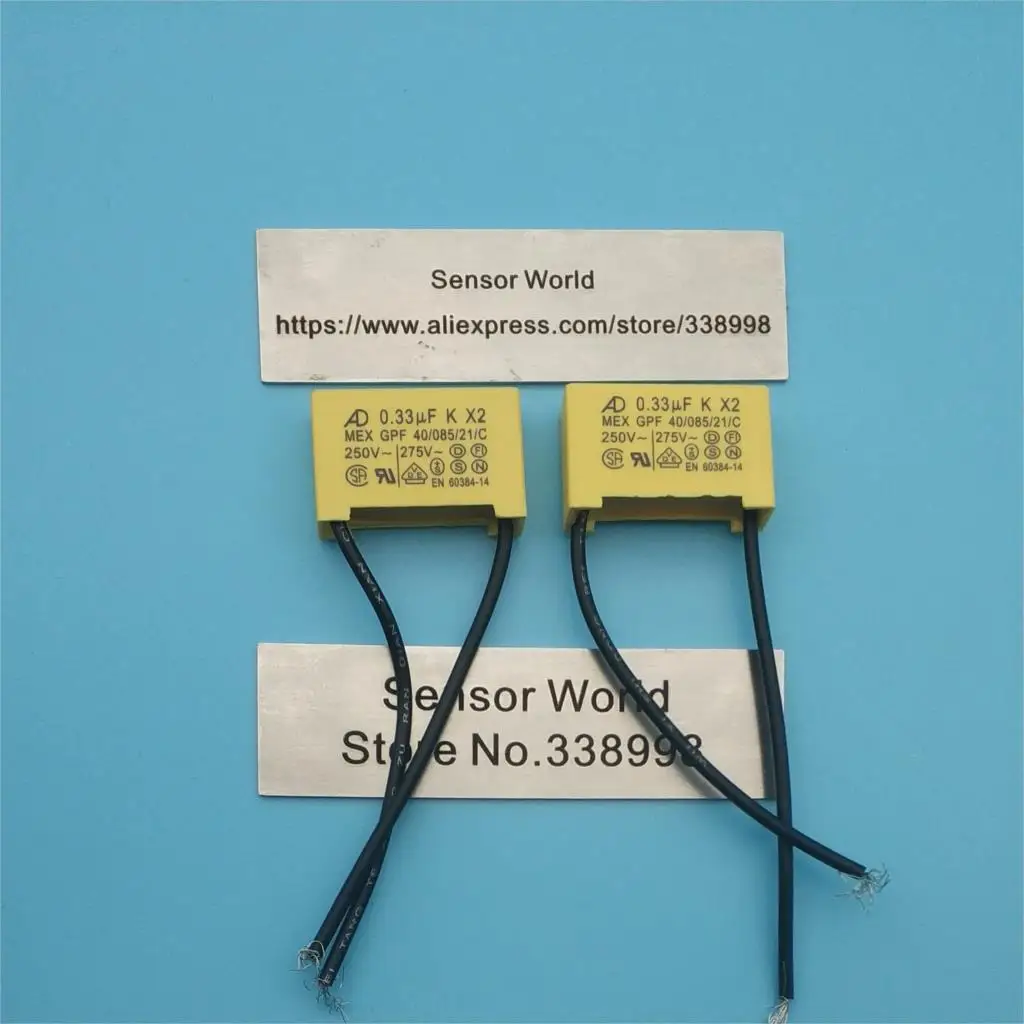 100 шт. X свинцово AD 275V /104 0 1 мкФ/224 22 мкФ/334 33 мкФ/474 47 мкФ K X2 предохранительные