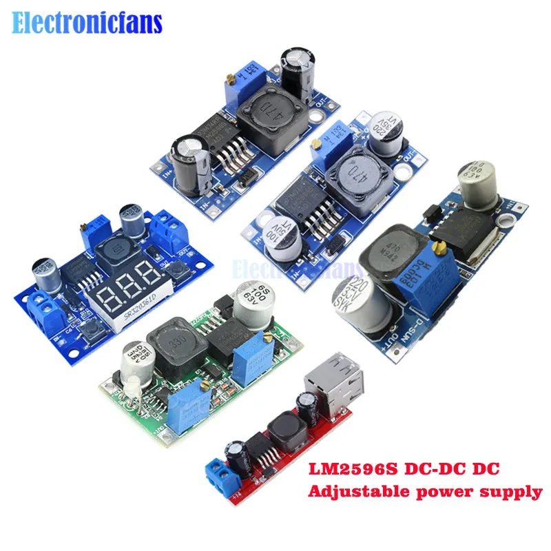 1pcs LM2596 LM2596S DC-DC 4.5-40V adjustable step-down power Supply module NEW ,High Quality Buck Module diymore
1pcs LM2596 LM2596S DC-DC 4.5-40V adjustable step-down power Supply module NEW ,High Quality Buck Module diymore