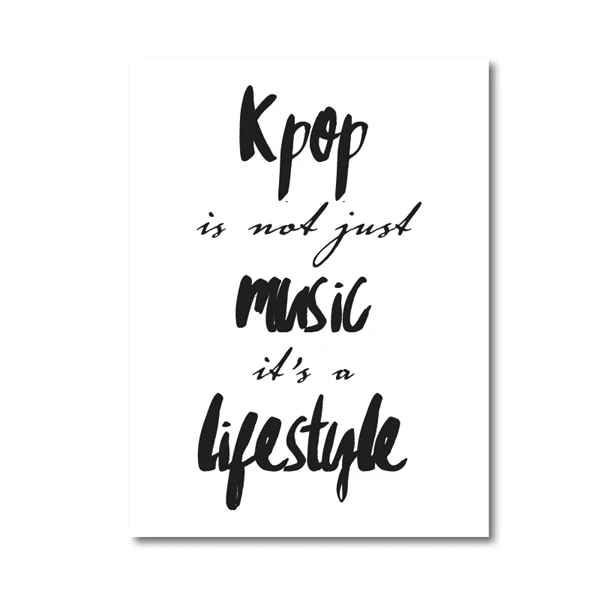 Kpop Inspirational Quote Print Music Poster Motivational Quotes Modern Art Canvas Painting Picture Wall Art Decor Musician Gift
Kpop Inspirational Quote Print Music Poster Motivational Quotes Modern Art Canvas Painting Picture Wall Art Decor Musician Gift