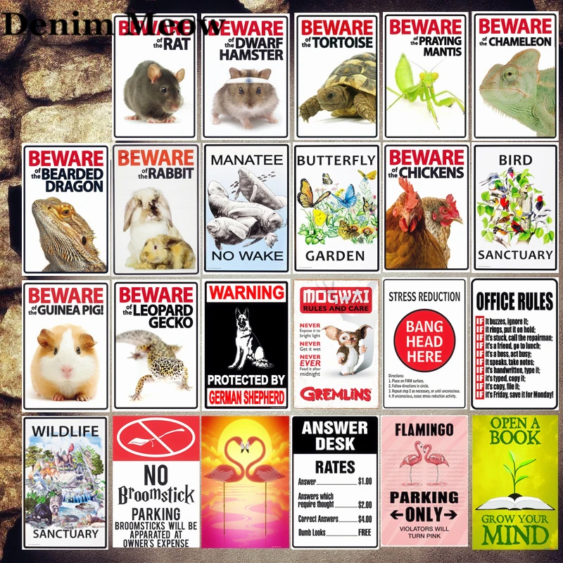 Beware of The Rabbit Plaque Vintage Metal Tin Signs Home Bar Pub Office Decorative Plate Rat Wall Sticker Garden Art Poster MN11
Beware of The Rabbit Plaque Vintage Metal Tin Signs Home Bar Pub Office Decorative Plate Rat Wall Sticker Garden Art Poster MN11