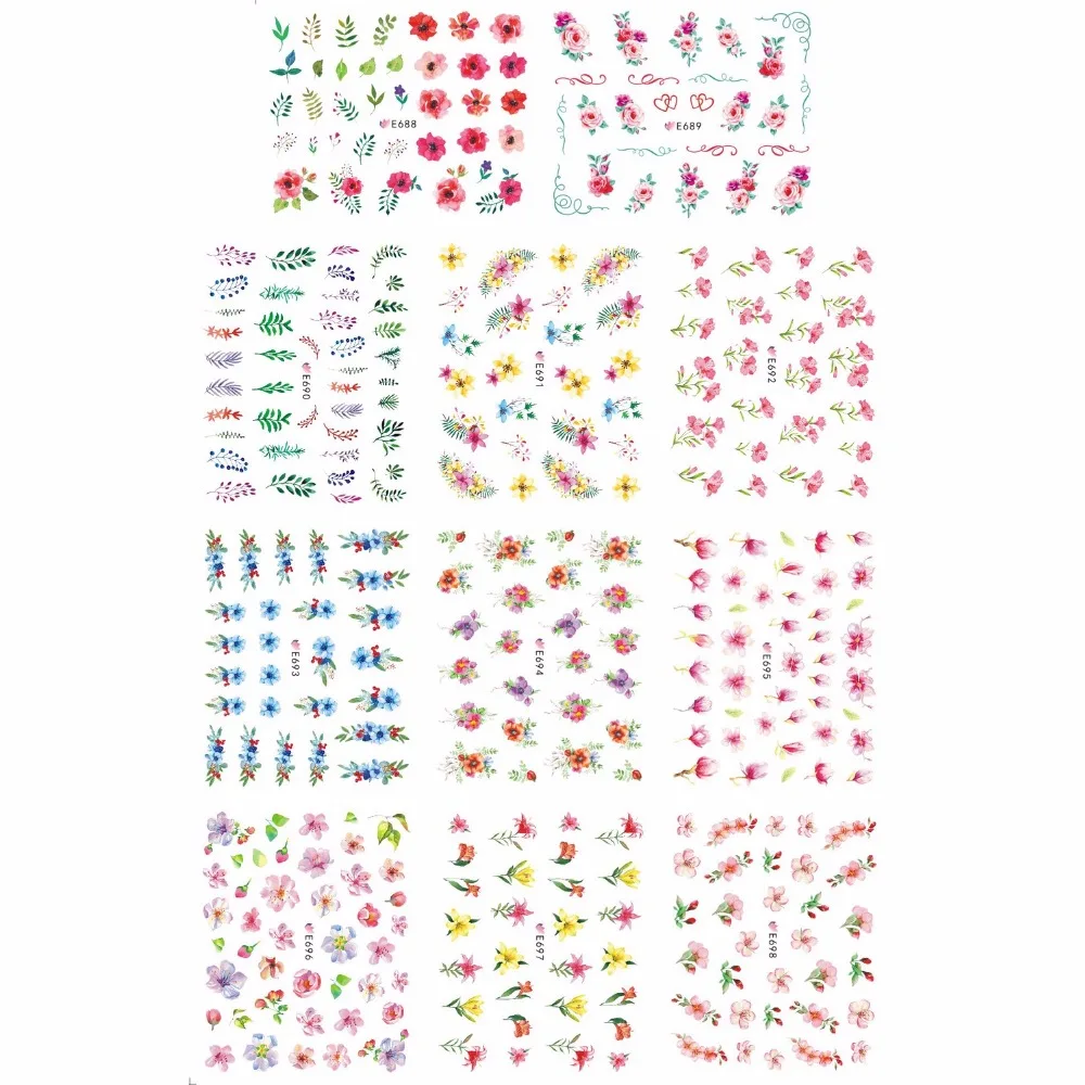 11 PACKS / LOT NAIL ART 3D SIMULATION BACK ADHESIVE NAIL STICKER FLOWER TROPICAL PLANT LEAF CARNATION HYACINTH E688-E698
11 PACKS / LOT NAIL ART 3D SIMULATION BACK ADHESIVE NAIL STICKER FLOWER TROPICAL PLANT LEAF CARNATION HYACINTH E688-E698