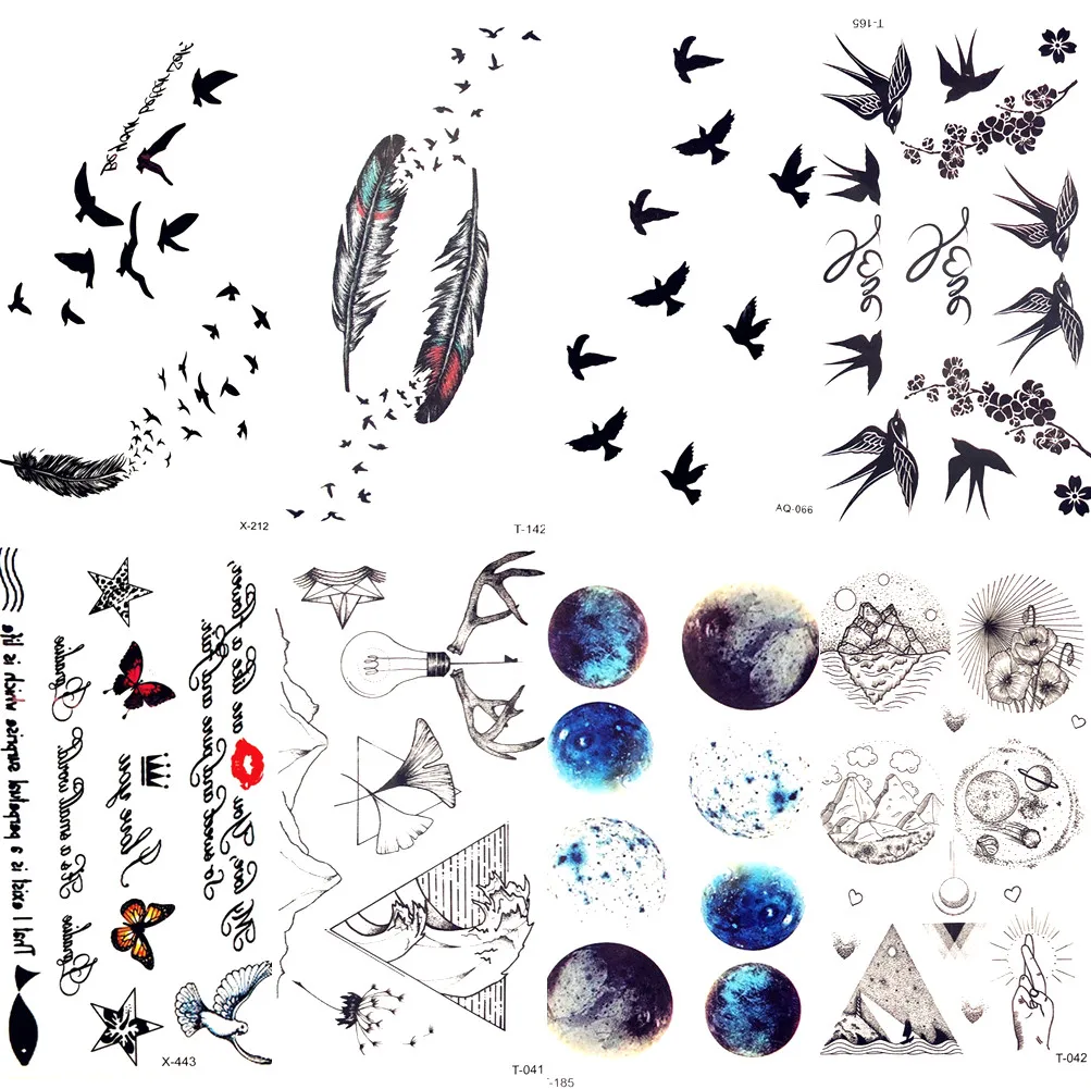 Small Black Feather Birds Swallow Temporary Tattoo Women Body Arm Art Painting Tattoo Sticker Men Makeup Waterproof Tatto Paste
Small Black Feather Birds Swallow Temporary Tattoo Women Body Arm Art Painting Tattoo Sticker Men Makeup Waterproof Tatto Paste