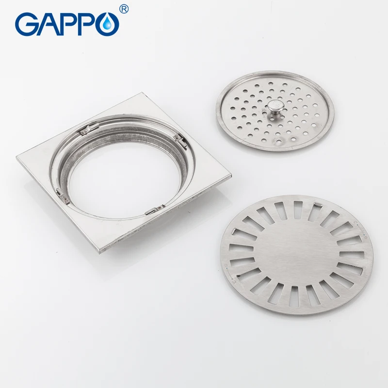 GAPPO Drains stainless steel square floor cover anti-odor shower drain strainer bathroom water drain shower room
GAPPO Drains stainless steel square floor cover anti-odor shower drain strainer bathroom water drain shower room