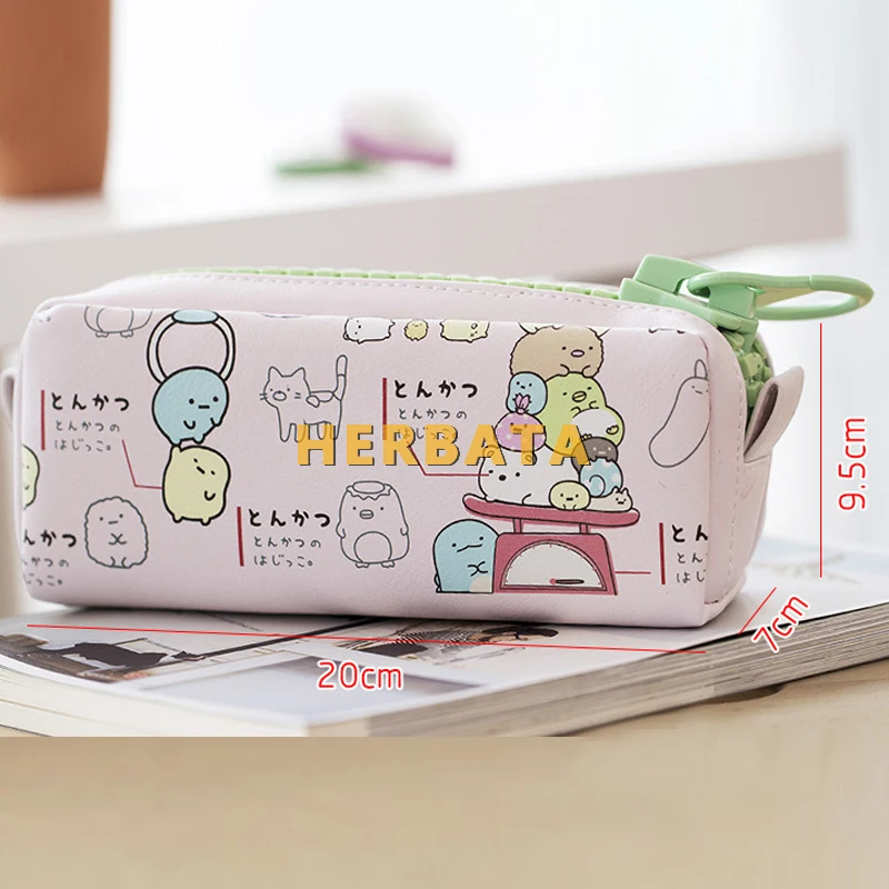 Creative Ice Cream Color PU Leather Student Pencil Case Large Zipper Multifunction Pencil Pouch Box Korean Stationery CL-19113
Creative Ice Cream Color PU Leather Student Pencil Case Large Zipper Multifunction Pencil Pouch Box Korean Stationery CL-19113