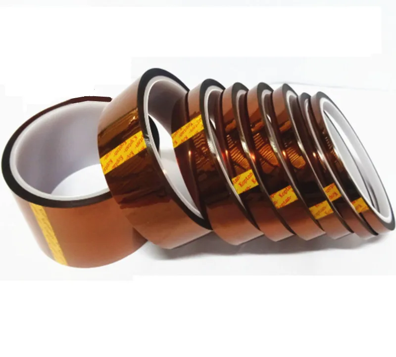 High Temperature Resistant tape Heat dedicated Tape Polyimide Adhesive Tape 5mm 10mm 12mm 20mm 25mmx33M for 3d printer tape part
High Temperature Resistant tape Heat dedicated Tape Polyimide Adhesive Tape 5mm 10mm 12mm 20mm 25mmx33M for 3d printer tape part