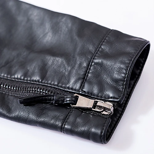 Autumn Winter Women Pu Leather Jacket Black Sheepskin Soft Short Design Slim Jackets Faux Motorcycle Leather Coat
Autumn Winter Women Pu Leather Jacket Black Sheepskin Soft Short Design Slim Jackets Faux Motorcycle Leather Coat