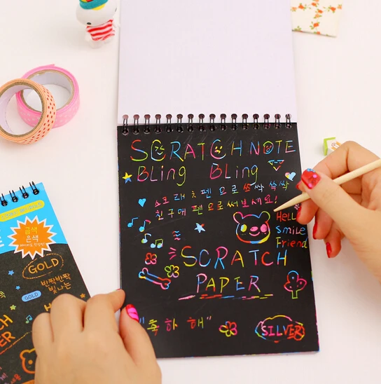 2 pcs/lot Kawaii scratch paper book for school kids Coil Notebook stationery supplies(tt-4679)
2 pcs/lot Kawaii scratch paper book for school kids Coil Notebook stationery supplies(tt-4679)