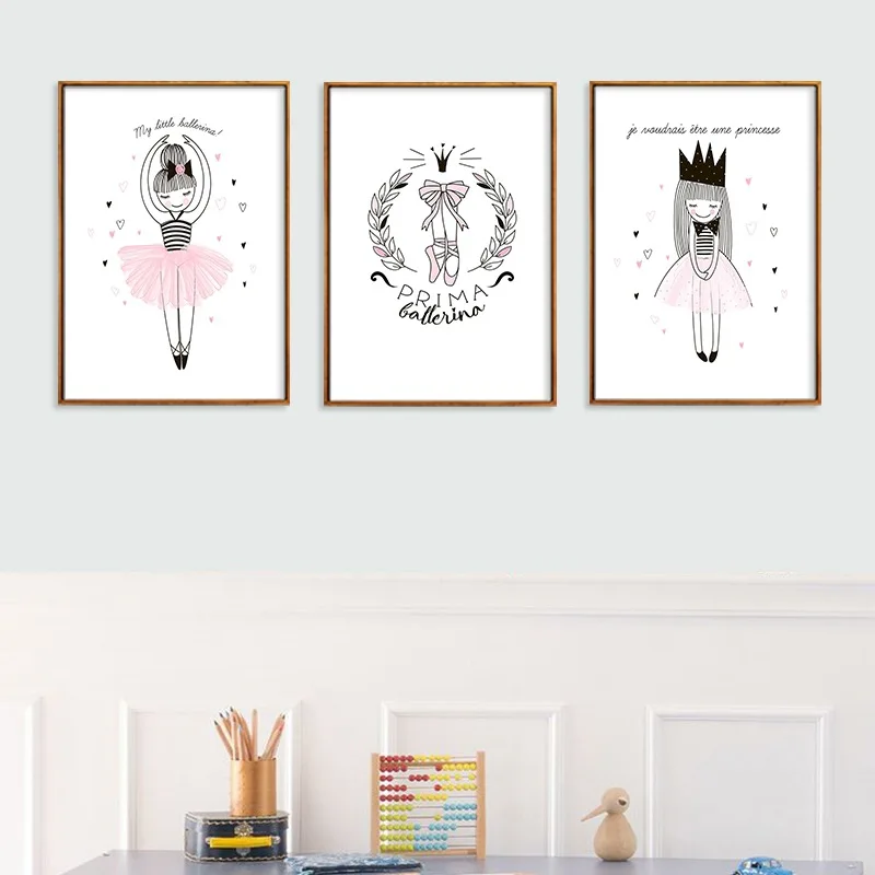 Pink Ballerina Girl Canvas Painting Nordic Wall Art Poster Picture Home Decor Children Bedroom Living Room Home Decor Poster
Pink Ballerina Girl Canvas Painting Nordic Wall Art Poster Picture Home Decor Children Bedroom Living Room Home Decor Poster