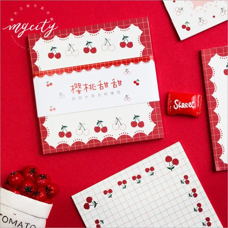 30 sheets/Set Kawaii Strawberry Cherry Pineapple Memo Pad Note Message Marker Paper Noepad School Student Office Stationery
30 sheets/Set Kawaii Strawberry Cherry Pineapple Memo Pad Note Message Marker Paper Noepad School Student Office Stationery
