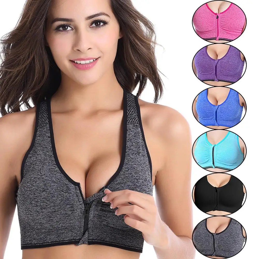 Sports Bra Underwear Vest Top Yoga Running Breathable Comfortable Quick Drying Zipper Fitness Sportswear For Jogging Gym Bras
Sports Bra Underwear Vest Top Yoga Running Breathable Comfortable Quick Drying Zipper Fitness Sportswear For Jogging Gym Bras