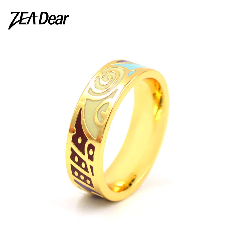 ZEA Dear Jewelry Enamel Jewelry Stainless Steel Rings For Women Round Colorful Rings For Party Wedding Ethnic Jewelry Findings
ZEA Dear Jewelry Enamel Jewelry Stainless Steel Rings For Women Round Colorful Rings For Party Wedding Ethnic Jewelry Findings