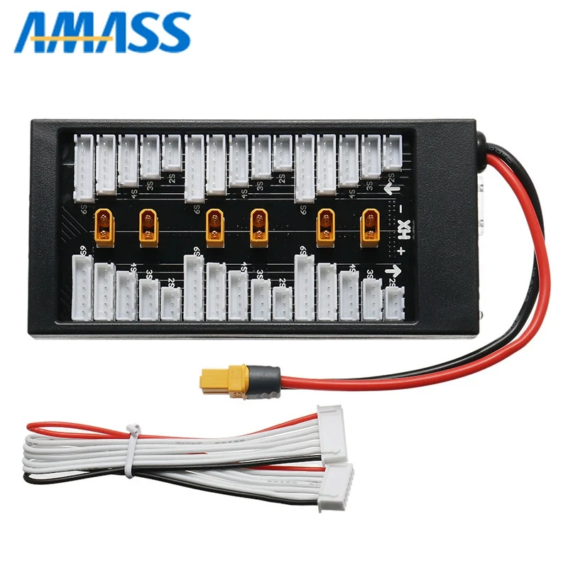 Amass XT30 Plug Parallel Charging Board XT60 Input For iSDT D2 Q6 SC-608 SC-620 Balance Balancing Charger for Lipo Battery DIY
Amass XT30 Plug Parallel Charging Board XT60 Input For iSDT D2 Q6 SC-608 SC-620 Balance Balancing Charger for Lipo Battery DIY
