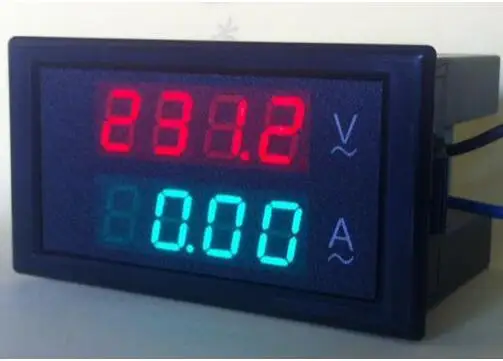 

DL69-2042 4digits Dual Digital LCD Panel Amp Volt Current Meter 100A AC80-300V combo tester Digital Ammeter Voltmeter 21% off