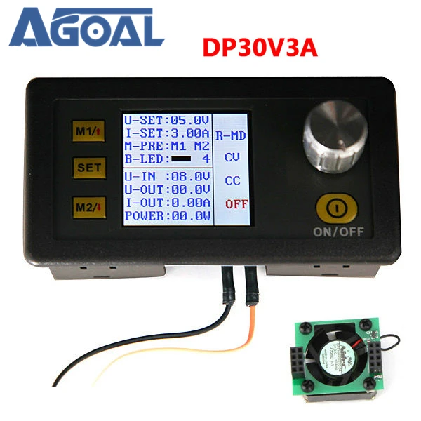 Программируемый Модуль питания с ЧПУ DP30V3A, постоянное напряжение, ток, ЖК-дисплей с охлаждением
Программируемый Модуль питания с ЧПУ DP30V3A, постоянное напряжение, ток, ЖК-дисплей с охлаждением