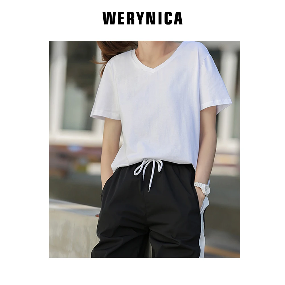 Werynica female T-shirts for women harajuku basic solid t-shirts summer woman 2019 queen camiseta mujer 4XL female cotton shirt
Werynica female T-shirts for women harajuku basic solid t-shirts summer woman 2019 queen camiseta mujer 4XL female cotton shirt