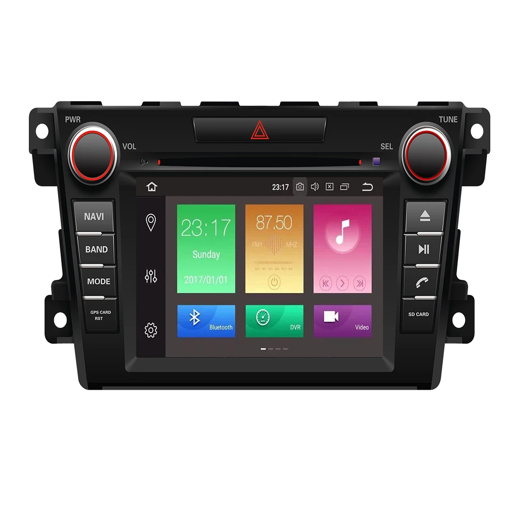 Автомобильный мультимедийный плеер IPS 2 Din dvd 8 ядер 4G Android 10 аудио для mazda cx 7 CX CX7 2008
