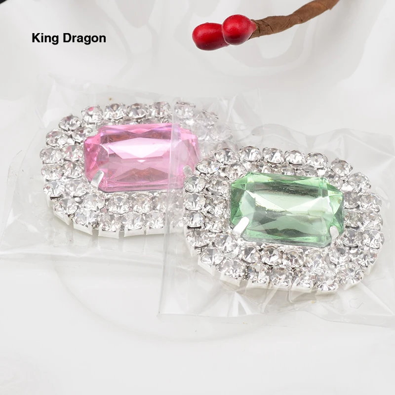 King Dragon Acrylic Rhinestone Embellishment Used On Invitation Flat Back 32MM*26MM 100PCS/Lot Silver Color KD549
King Dragon Acrylic Rhinestone Embellishment Used On Invitation Flat Back 32MM*26MM 100PCS/Lot Silver Color KD549