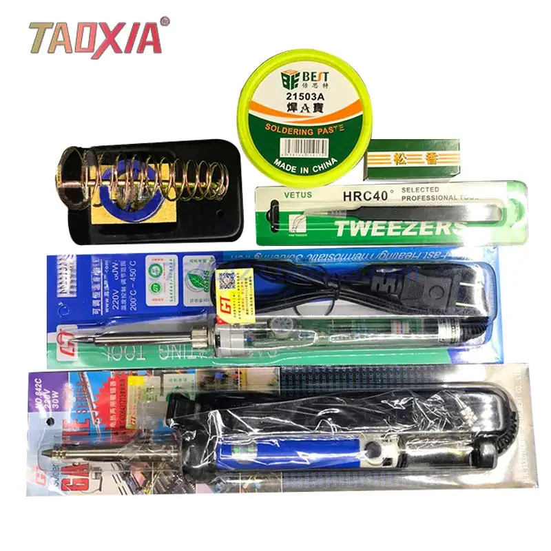 Thermostat Electric Soldering Iron Electronic Repair Tool Package, Soldering Device, Solder Wire, Rosin, Soldering Treasure
Thermostat Electric Soldering Iron Electronic Repair Tool Package, Soldering Device, Solder Wire, Rosin, Soldering Treasure