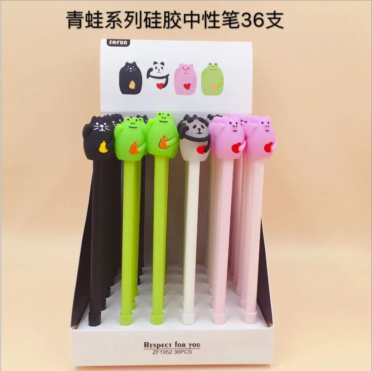 36 pcs Gel Pens Cartoon Kawaii Zebra Animals black colored gel-inkpens for writing Cute stationery office school supplies
36 pcs Gel Pens Cartoon Kawaii Zebra Animals black colored gel-inkpens for writing Cute stationery office school supplies