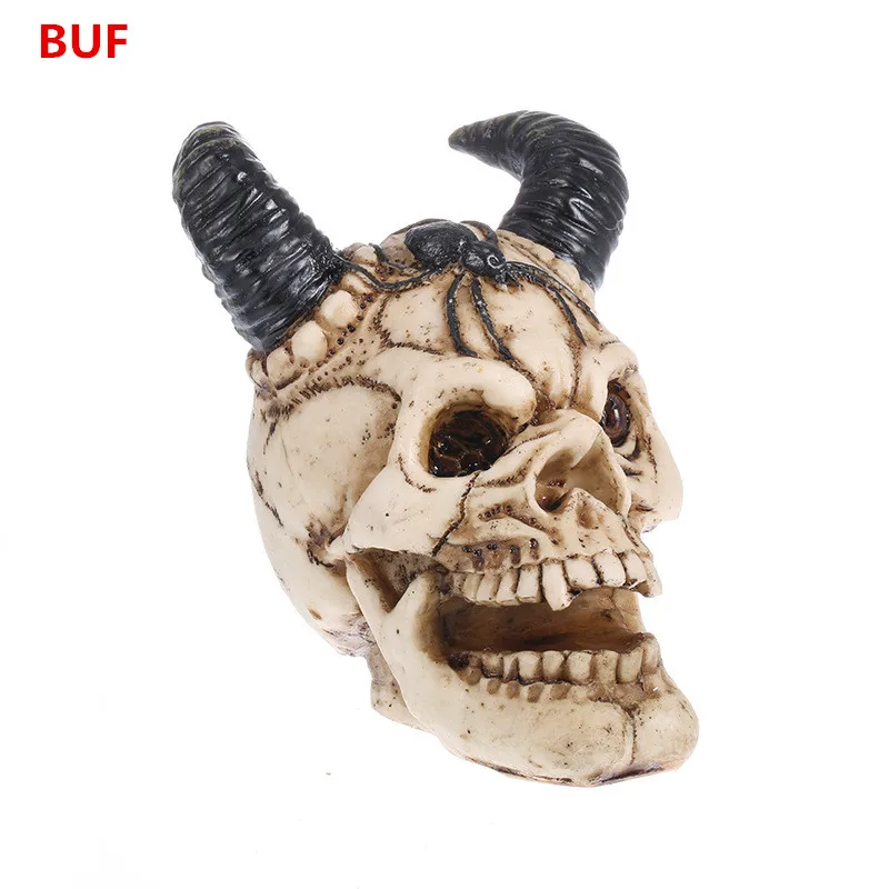 Horror Devil Skull Resin Craft Skull Statues Creative Devil Sculpture Home Decoration Accessories Ornaments
Horror Devil Skull Resin Craft Skull Statues Creative Devil Sculpture Home Decoration Accessories Ornaments