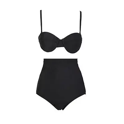 Womens Sexy Bandage Bikini Set Beachwear Push-up Padded Bra Swimsuit High Waist Triangle Bathing Suit Solid Black Swimwear
Womens Sexy Bandage Bikini Set Beachwear Push-up Padded Bra Swimsuit High Waist Triangle Bathing Suit Solid Black Swimwear