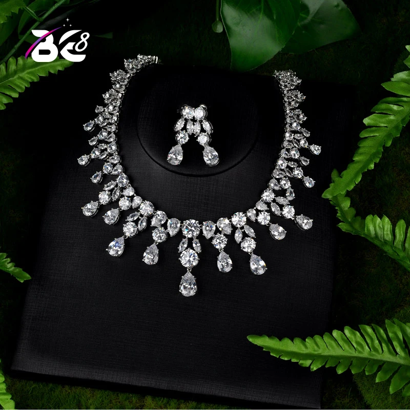 Be 8 Beautiful Water Drop Design AAA Cubic Zirconia Women Jewelry Sets Wedding Bride Dress Accessories Bijoux Femme EnsembleS117
Be 8 Beautiful Water Drop Design AAA Cubic Zirconia Women Jewelry Sets Wedding Bride Dress Accessories Bijoux Femme EnsembleS117
