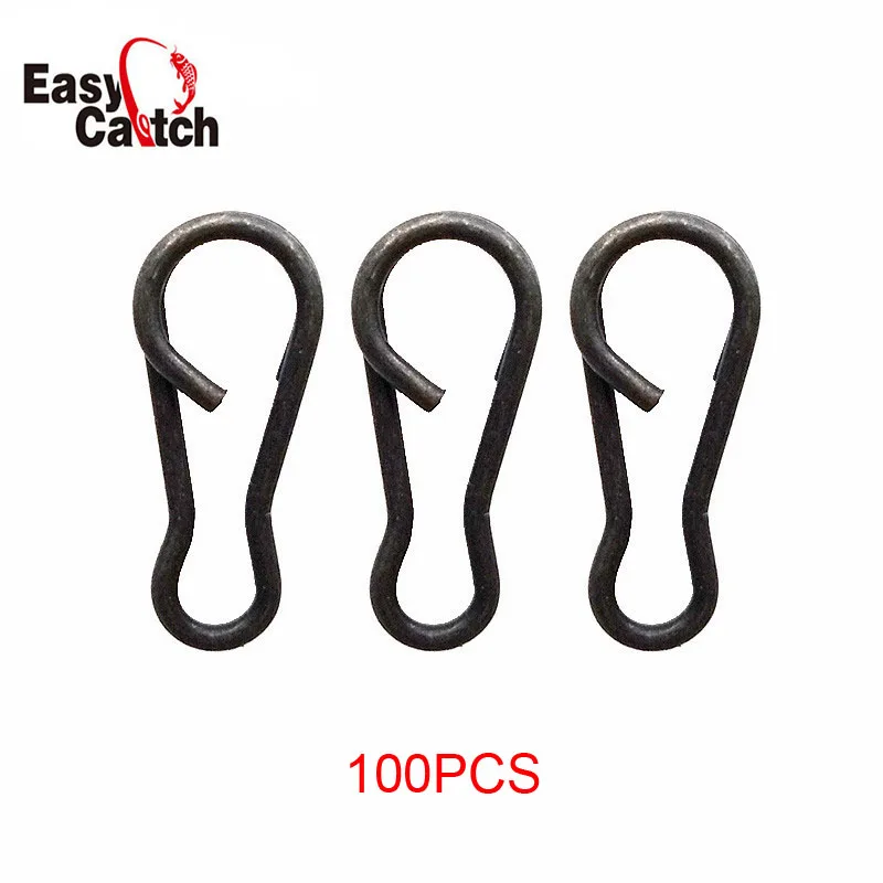 100pcs Matte Black Carp Fishing Snaps Connector Carp Rigs Speed Links Single Hook Snap Carp Fishing Accessories
100pcs Matte Black Carp Fishing Snaps Connector Carp Rigs Speed Links Single Hook Snap Carp Fishing Accessories