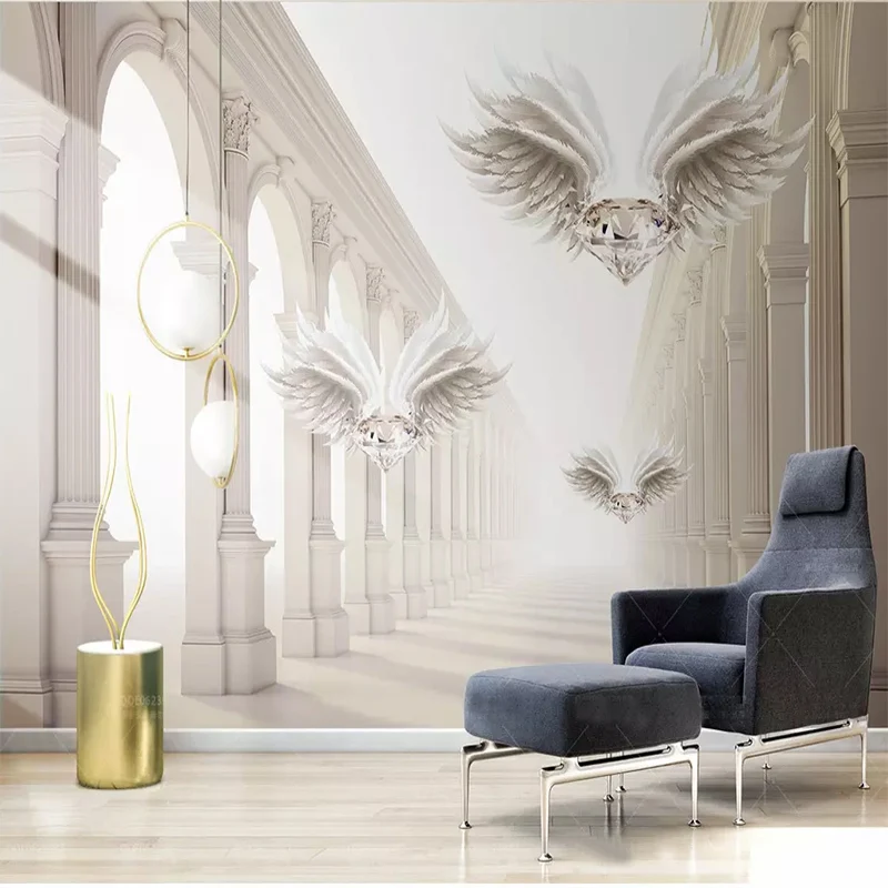 3D Photo Wallpapers Space Roman Column Diamond Wings Large Mural Painting Living Room Bedroom Background Home Decor Wall Cloth
3D Photo Wallpapers Space Roman Column Diamond Wings Large Mural Painting Living Room Bedroom Background Home Decor Wall Cloth
