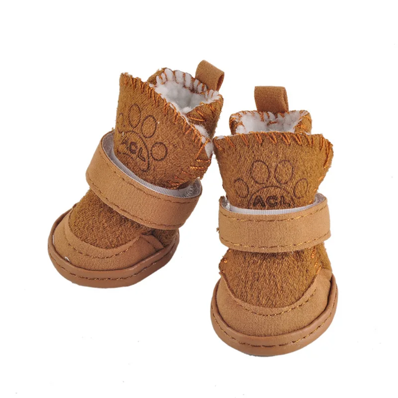 Cute Soft Bottom Comfortable Non-slip Winter Dog Shoes Waterproof For Small Dogs Pet Warm Brown Pink Snow Boots Pet's Favorite
Cute Soft Bottom Comfortable Non-slip Winter Dog Shoes Waterproof For Small Dogs Pet Warm Brown Pink Snow Boots Pet's Favorite
