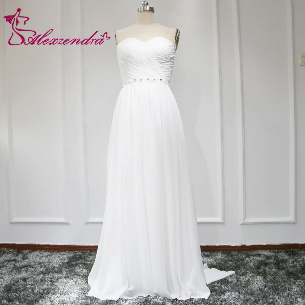 Real Photos Custom Made Wedding Dresses Sweetheart Beading Lace Up Back Chiffon A Line Wedding Bride Dresses Vestido de noiva
Real Photos Custom Made Wedding Dresses Sweetheart Beading Lace Up Back Chiffon A Line Wedding Bride Dresses Vestido de noiva