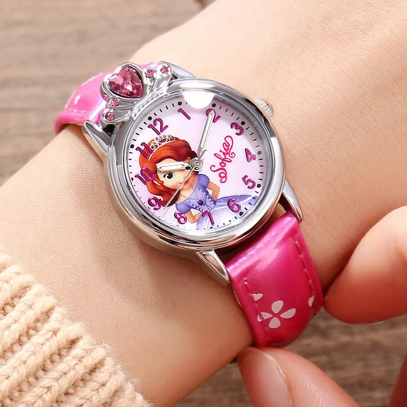 Young Lady Sofia Princess Pretty Girls Waterproof Watch Children Quartz Wristwatch Kid Crystal Heart Flower Watches Kids Gift
Young Lady Sofia Princess Pretty Girls Waterproof Watch Children Quartz Wristwatch Kid Crystal Heart Flower Watches Kids Gift