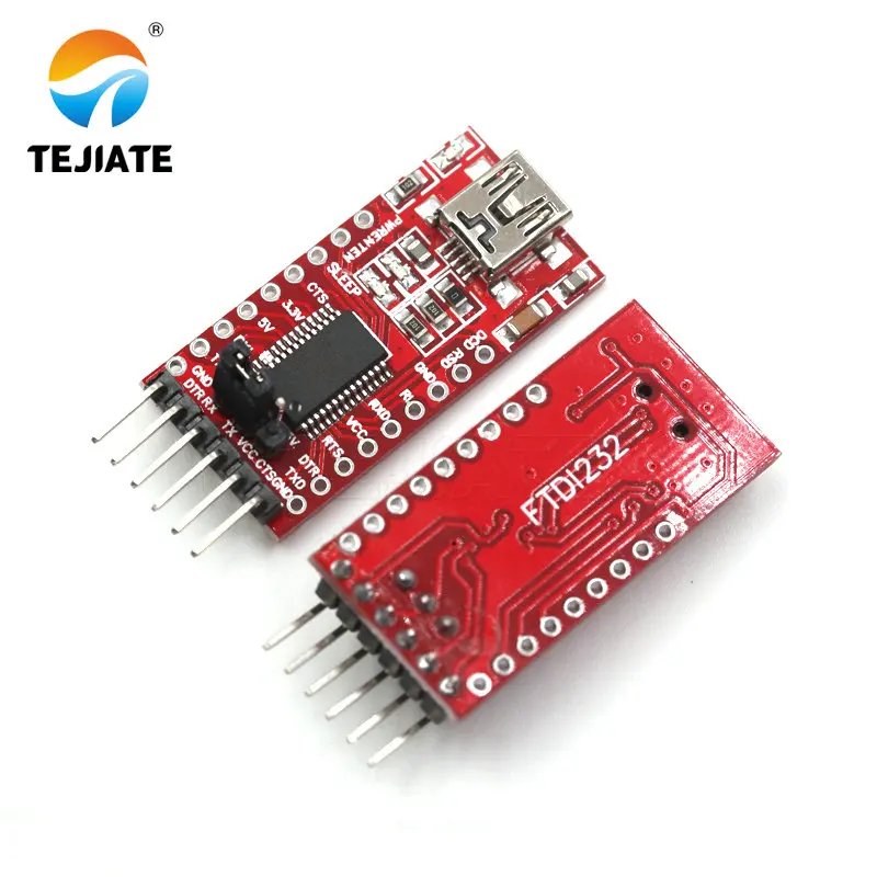 1 шт. высокое качество FT232RL FT232 FTDI USB 3 V 5 к TTL Серийный адаптер модуль мини-порт |