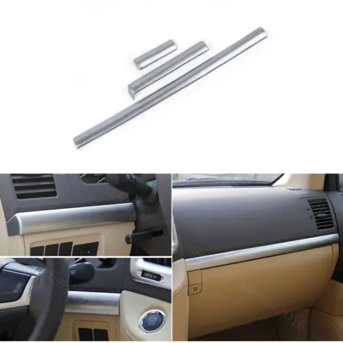 3pcs Chrome For Toyota Land Cruiser 08-2017 Interior Dashboard Stripe Cover Trim
3pcs Chrome For Toyota Land Cruiser 08-2017 Interior Dashboard Stripe Cover Trim