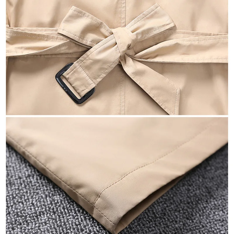 AKSLXDMMD Classic Double Breasted Trench Coat Women Spring New Fashion Street Adjustable Waist Turn-Down Collar Outerwear YR145
AKSLXDMMD Classic Double Breasted Trench Coat Women Spring New Fashion Street Adjustable Waist Turn-Down Collar Outerwear YR145