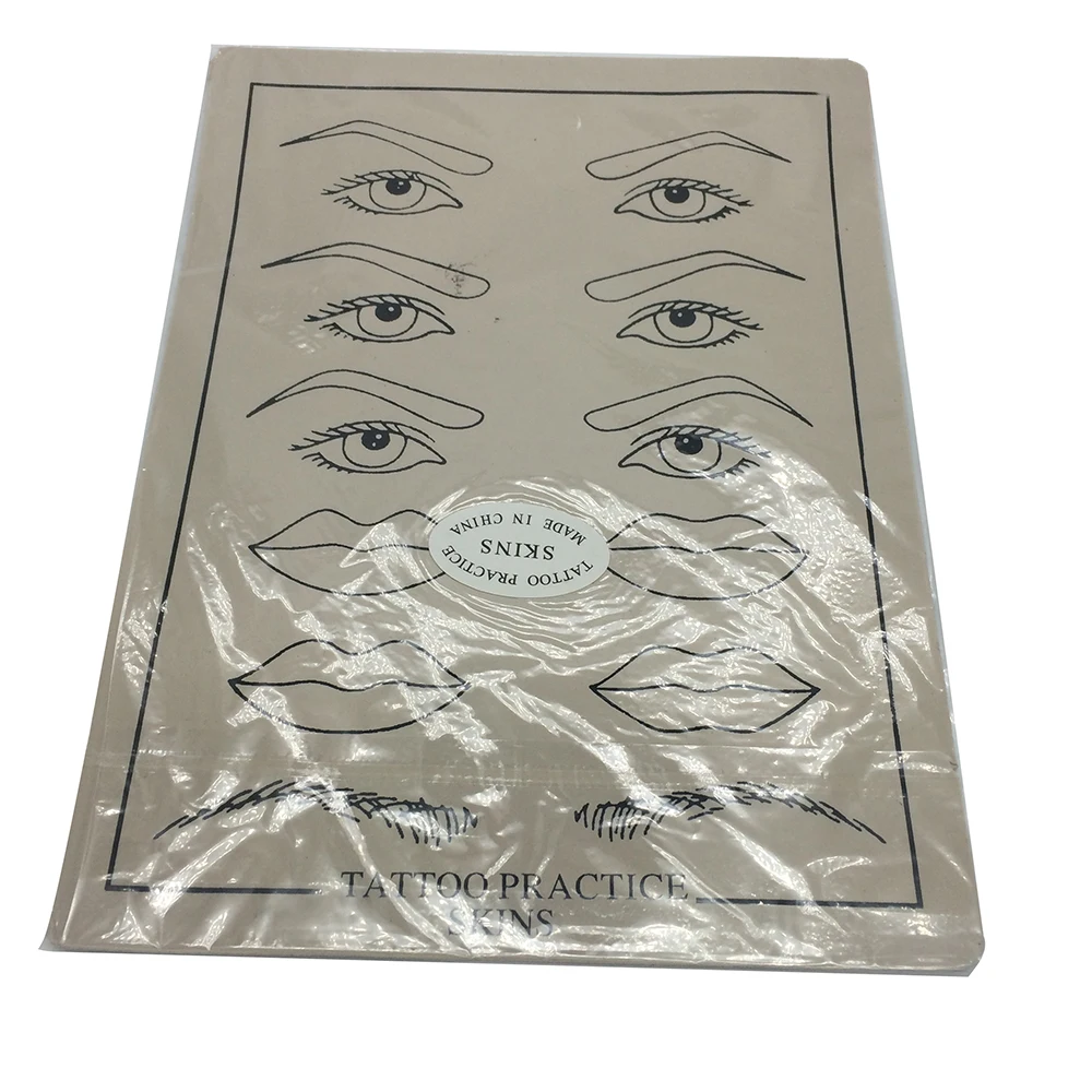 1pcs Tattoo Practice Skin Permanent Makeup Tattoo Training Skin Lip Eyebrow Eyeline 3D Tattoo Skin Accessory
1pcs Tattoo Practice Skin Permanent Makeup Tattoo Training Skin Lip Eyebrow Eyeline 3D Tattoo Skin Accessory