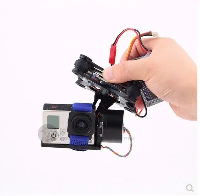 The 2-axis brushless gimbal all ready Applies to Gopro hero 2/3 SJ4000 cameras Compatible DJI Phantom 2 and other DIY quadcopter
The 2-axis brushless gimbal all ready Applies to Gopro hero 2/3 SJ4000 cameras Compatible DJI Phantom 2 and other DIY quadcopter