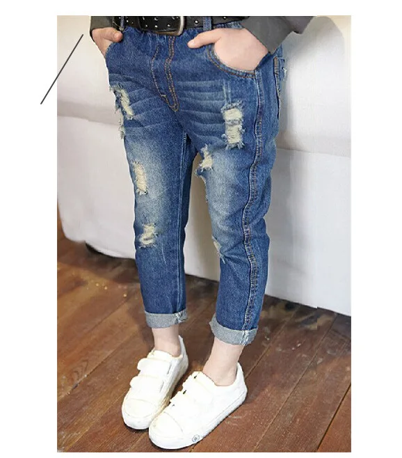 new fashion spring and autumn boys and girls children's jeans ripped jeans for kids Clothes trousers
new fashion spring and autumn boys and girls children's jeans ripped jeans for kids Clothes trousers