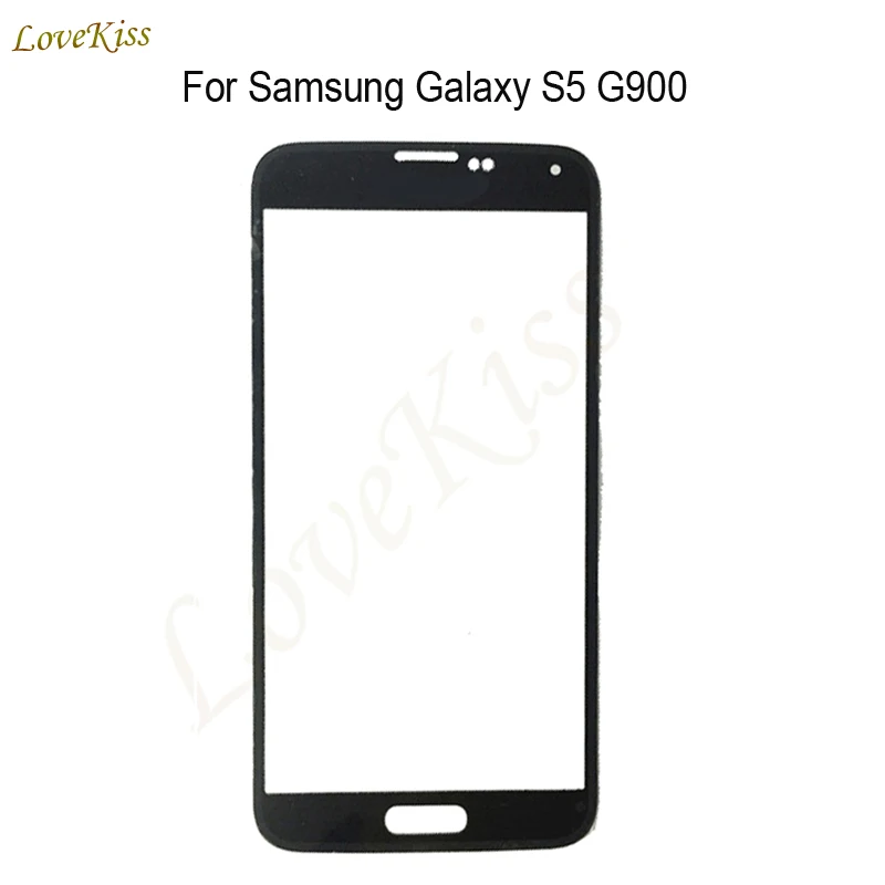 10 шт./лот сенсорный экран для Samsung Galaxy S5 I9600 G900 G900F G900H G900I Переднее внешнее стекло