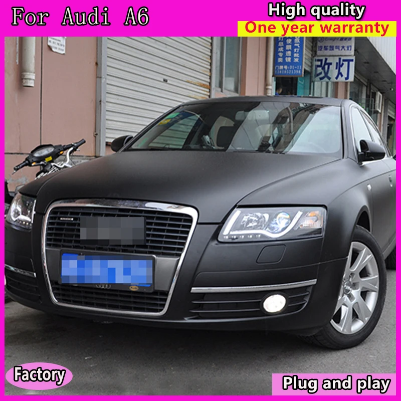 Car Headlight for Audi A6 LED Headlight LED Light Bar DRL HID Lens Plug and Play Fit for A6L 2005-2008 2009-2012
Car Headlight for Audi A6 LED Headlight LED Light Bar DRL HID Lens Plug and Play Fit for A6L 2005-2008 2009-2012