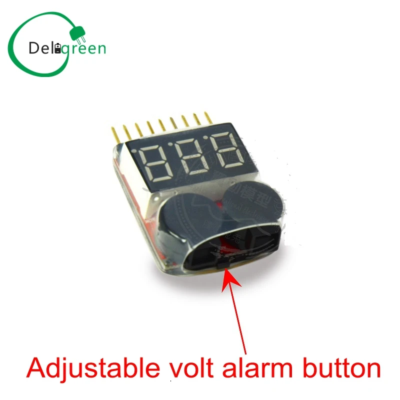 10pcs a lot AOK 1S-8S Li-po Battery Low Voltage Buzzer Alarm Indicator Voltage Tester
10pcs a lot AOK 1S-8S Li-po Battery Low Voltage Buzzer Alarm Indicator Voltage Tester