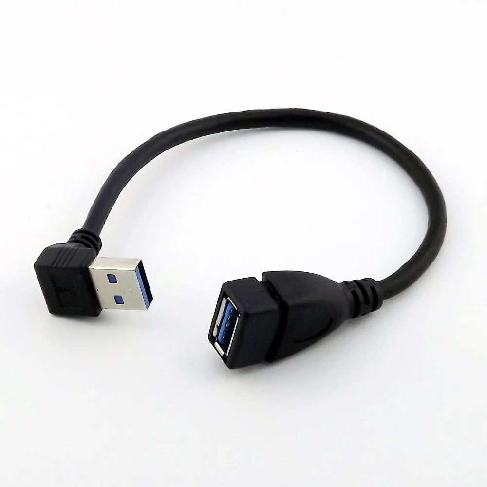 1x USB 3.0 Type A Female To Male Plug Data Extension Adapter Connector Cable UP/Down/Left/Right Angle | Электроника